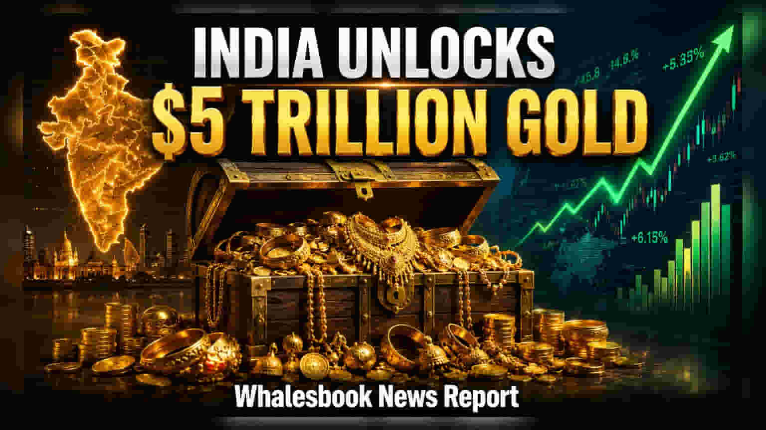 India Plans New Gold Scheme To Unlock $5 Trillion In Idle Reserves