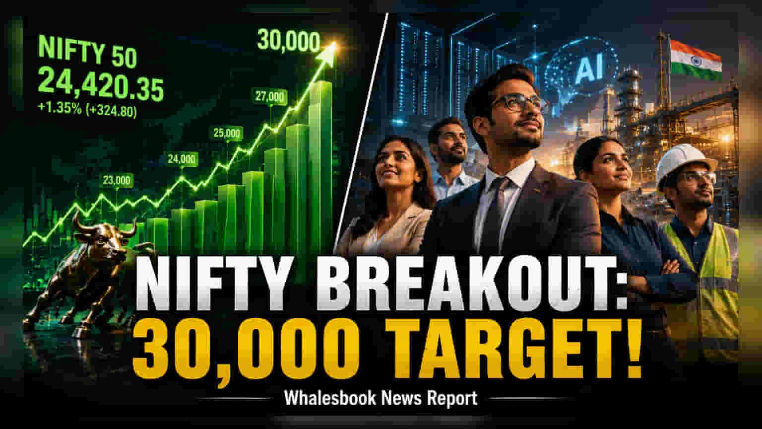 IIFL Targets Nifty at 30,000; Market Faces Current Volatility