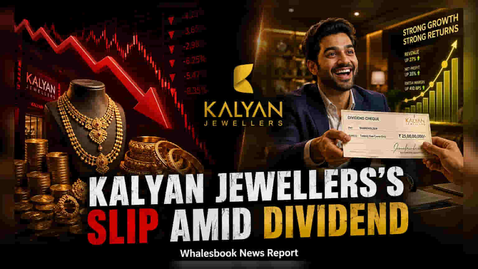 Kalyan Jewellers Share Price: मजबूत वाढ आणि लाभांशालाही भाव नाही, शेअर **2%** घसरला