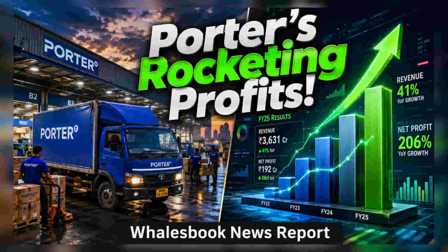 Porter Revenue Jumps 54% To Rs 6,649 Crore In FY26
