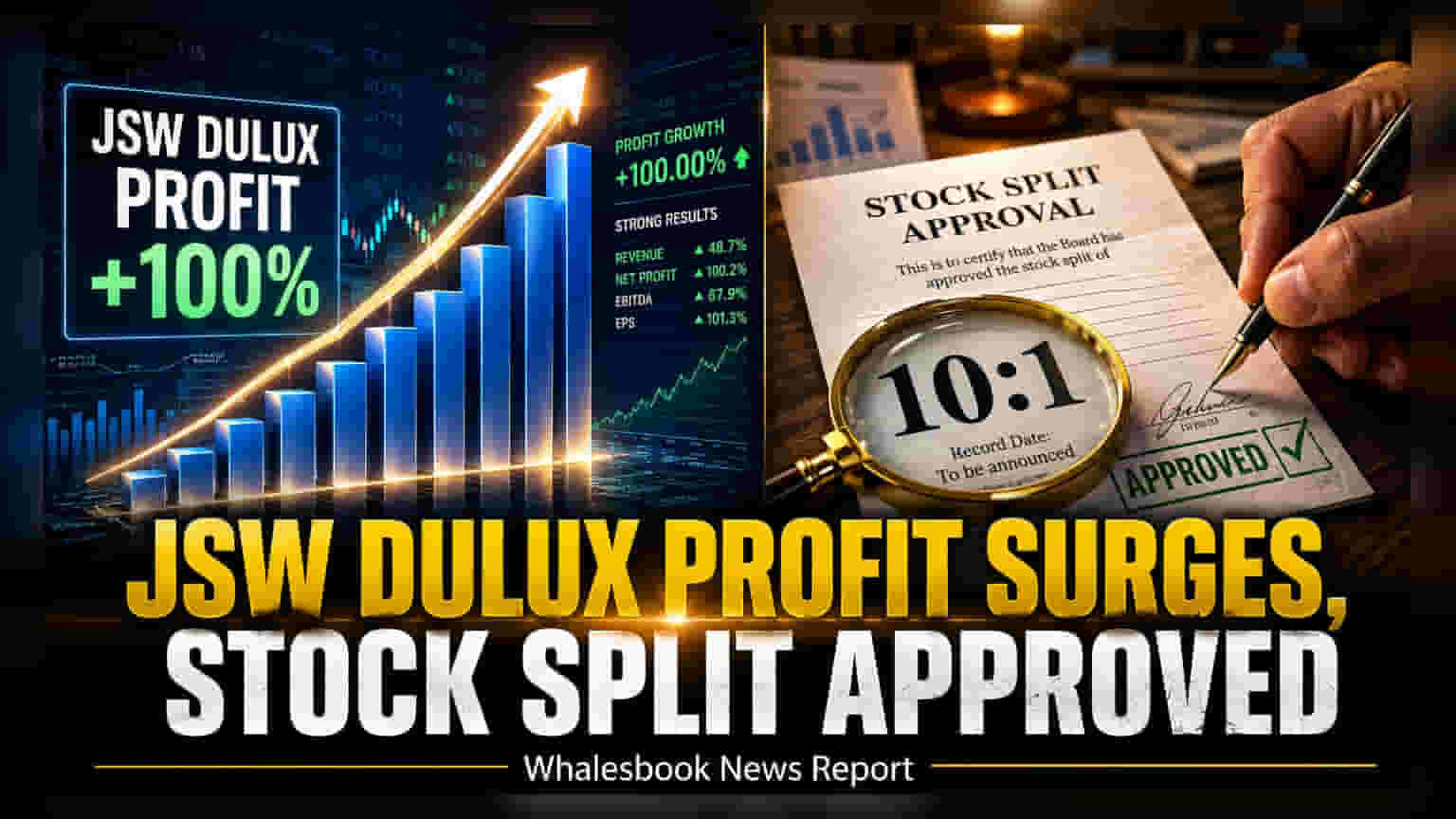 JSW Dulux: స్టాక్ స్ప్లిట్ తో పాటు లాభాల్లో దూసుకుపోయిన రిటైన్డ్ బిజినెస్! ఇన్వెస్టర్లకు గుడ్ న్యూస్