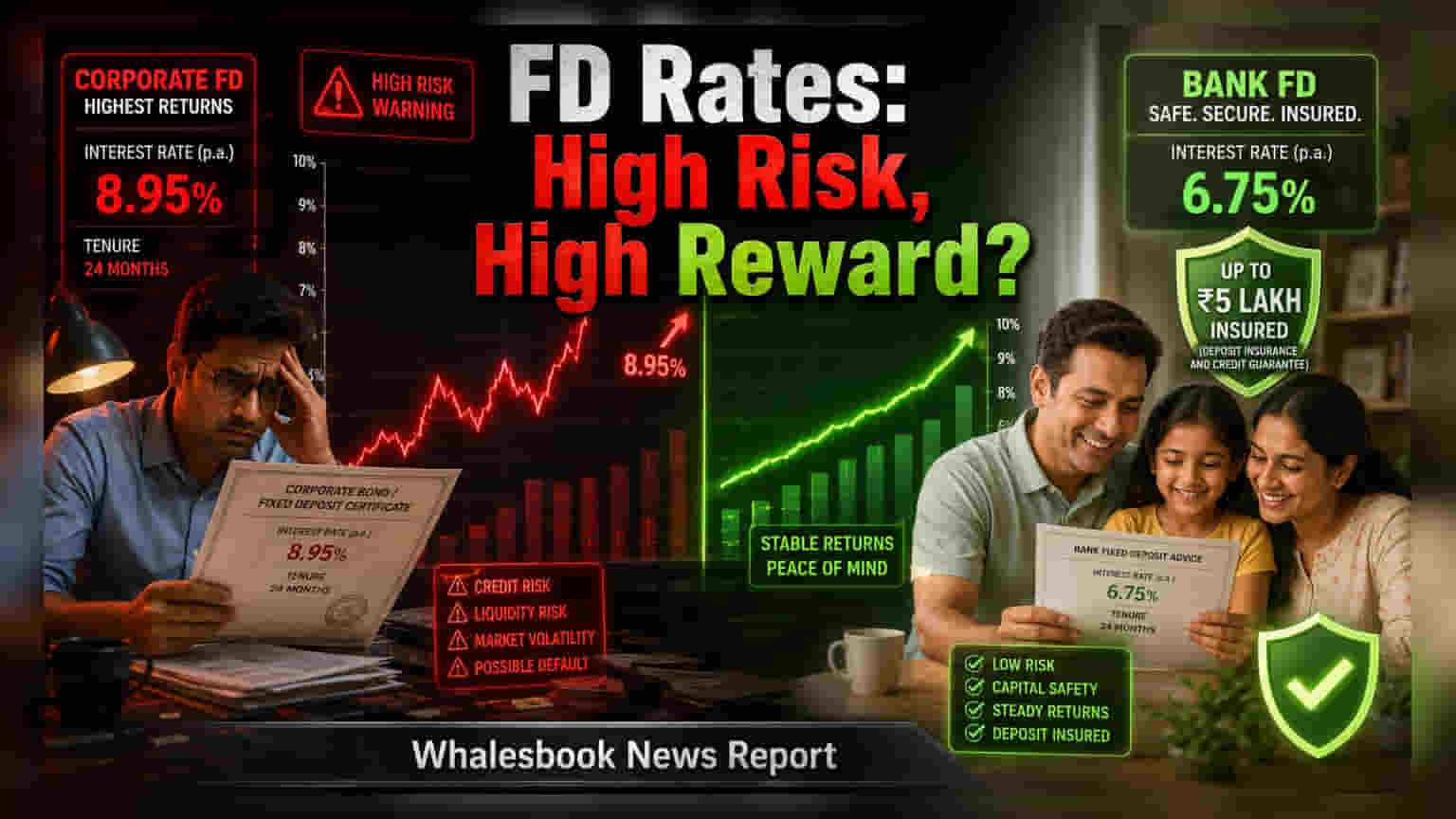 Corporate FD vs. SFB FD: 8.95% तक का ब्याज, पर जोखिम का दांव!