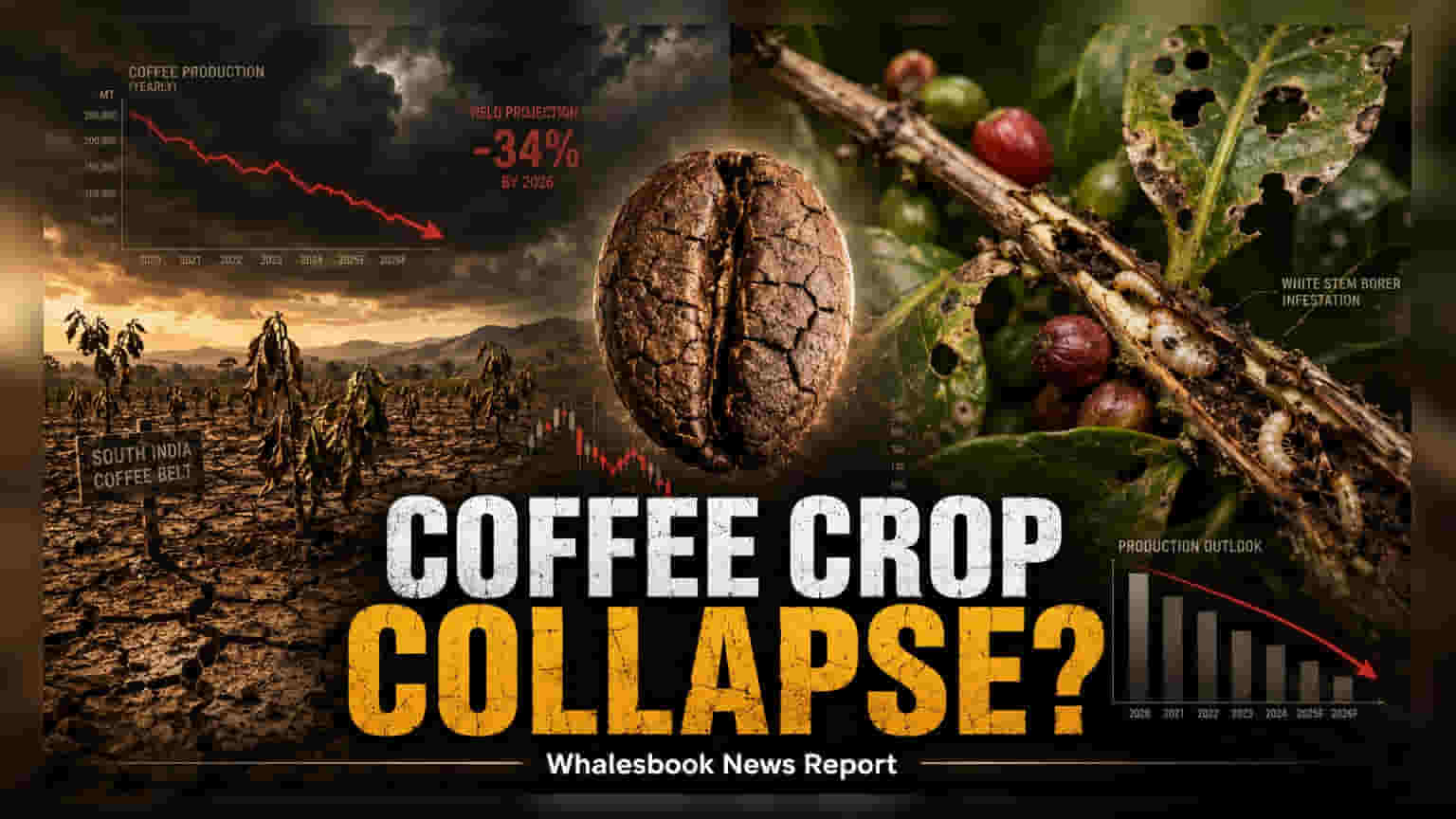 India's Arabica Coffee Crop Faces Rain Deficit and Pest Threat