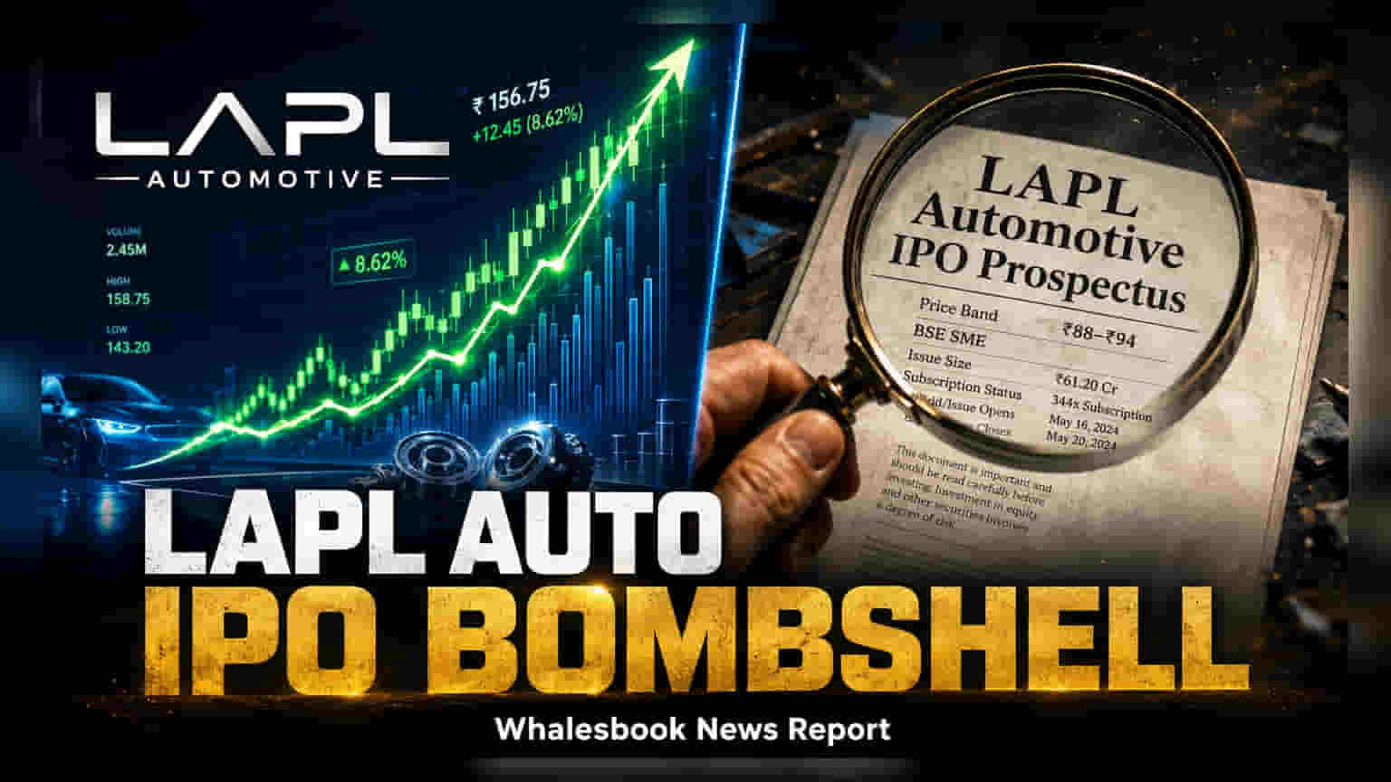 LAPL Automotive Set for BSE SME Listing on August 13 After 344x Subscription