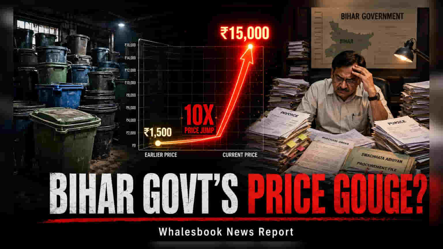 Bihar Health Department: ਕੂੜਾਦਾਨ ਖਰੀਦ 'ਤੇ ਉੱਠੇ ਸਵਾਲ, CM ਦਫਤਰ ਤੋਂ CAG ਜਾਂਚ ਦੀ ਮੰਗ