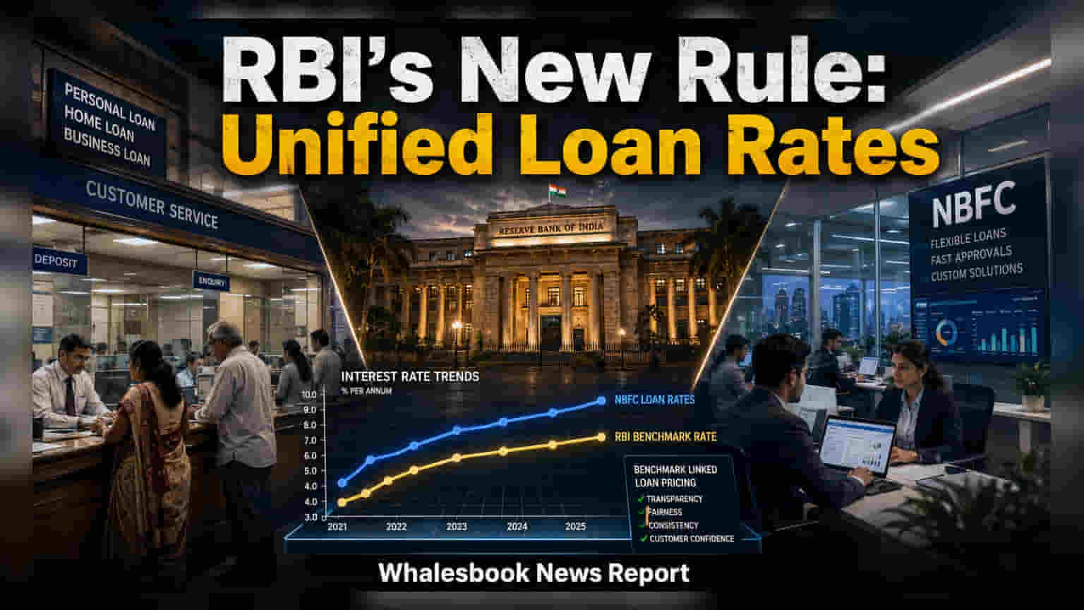 RBI Proposes Unified Interest Rate Rules for Banks, NBFCs