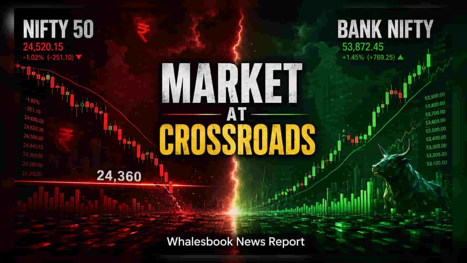 Nifty 50 ఒడిదుడుకులు: టాటా గ్రూప్ అమ్మకాలతో Nifty డౌన్, Bank Nifty ర్యాలీ