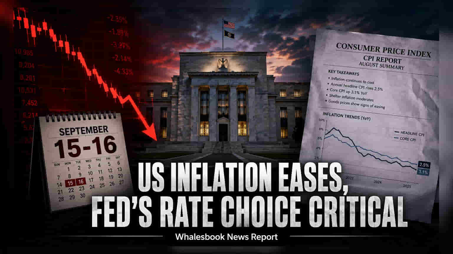 US July CPI Eases to 3.4%; September Fed Rate Hike Still Possible