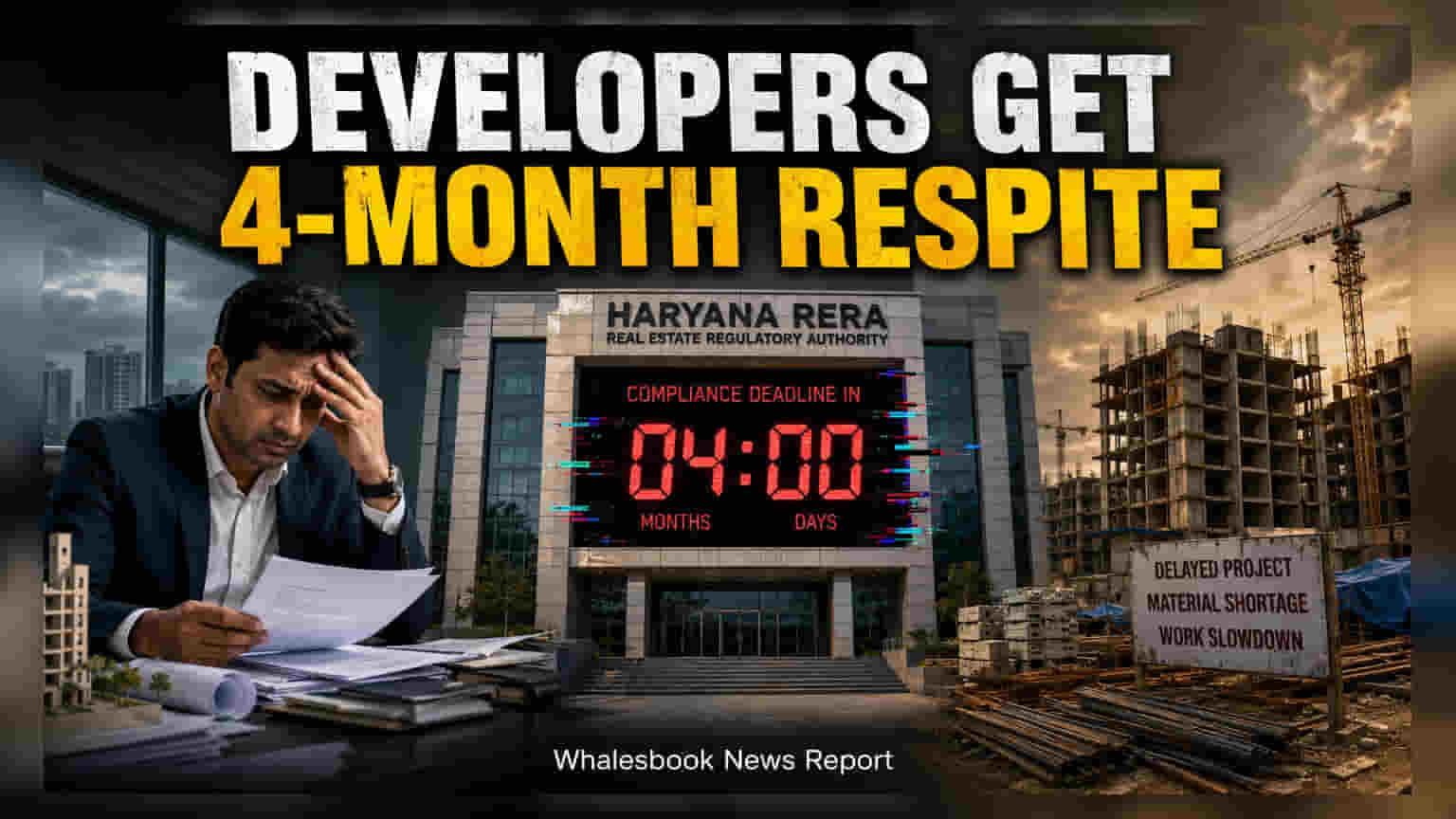 Haryana RERA Grants 4-Month Extension to Developers