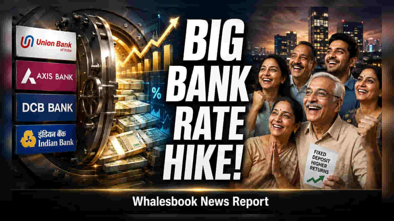 DCB, Axis, Union Bank, Indian Bank Revise FD Rates