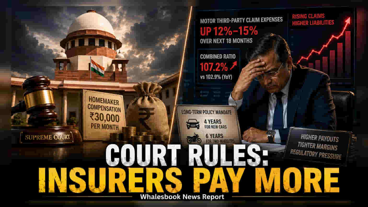 Insurance Sector Faces Reserve Hike After Supreme Court Rulings