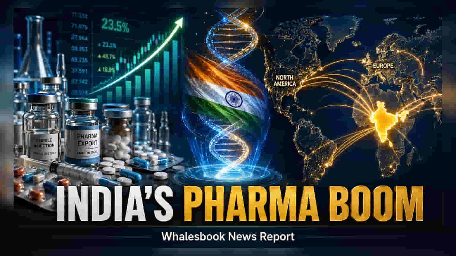 India Pharma Exports Rise 6.8% to $8.10 Billion in Q1 FY27
