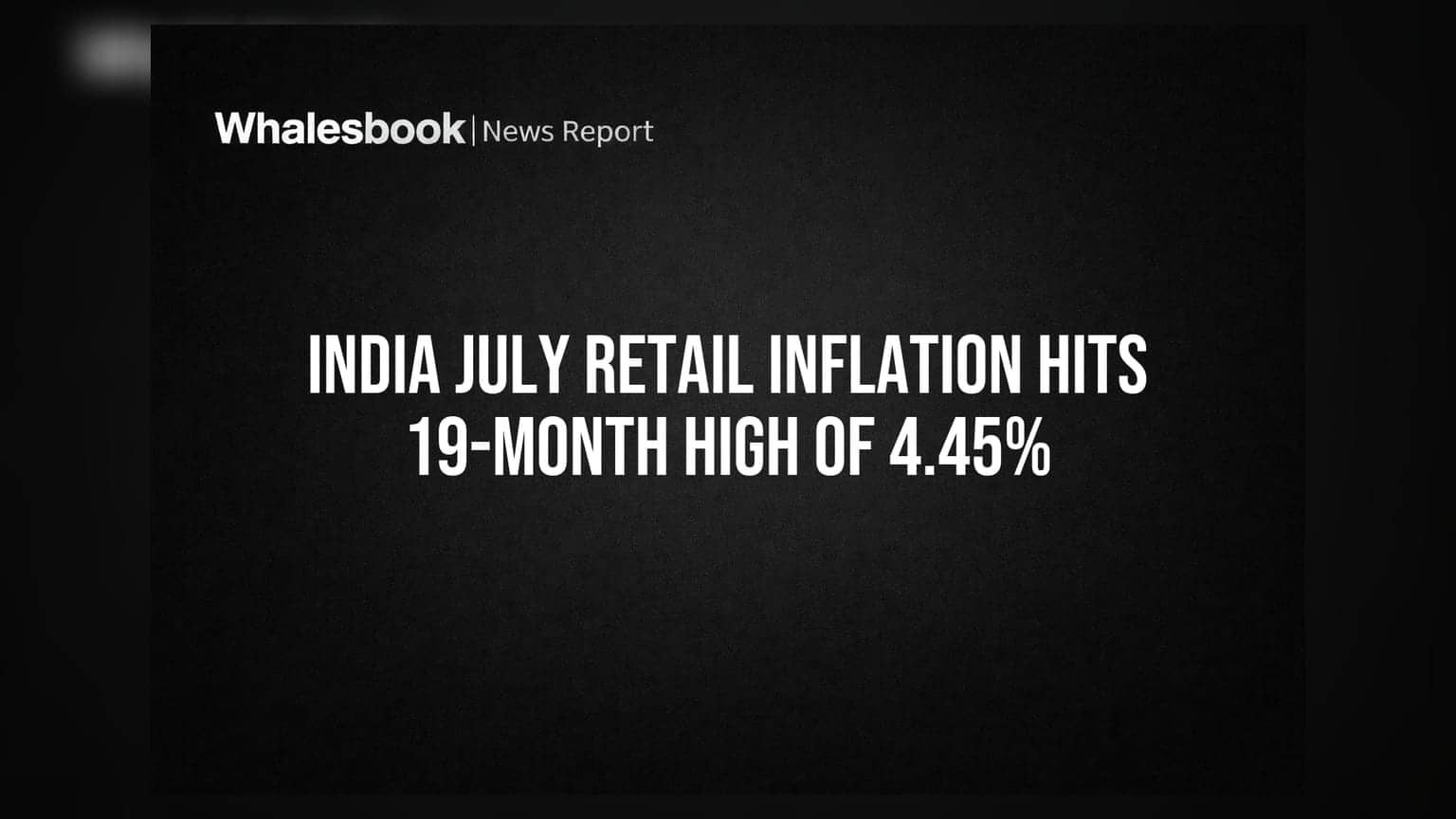 भारतात महागाईचा भडका! जुलैमध्ये रिटेल इन्फ्लेशन **4.45%** वर, १९ महिन्यांतील उच्चांक