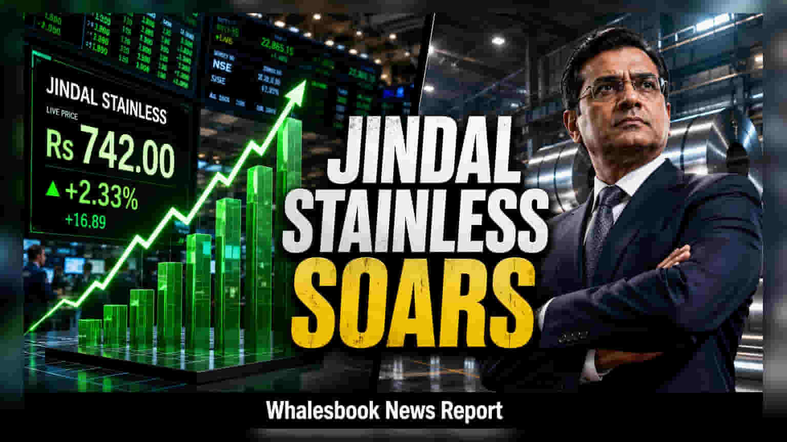 Jindal Stainless Rises 2.3% as FY26 Profit Jumps 27%