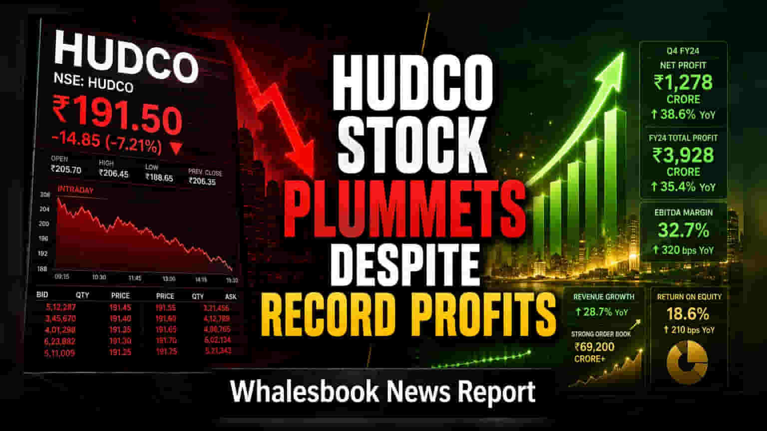 HUDCO શેર પર દબાણ: પ્રોફિટમાં 57% ઘટાડો, RBIના નવા નિયમોની અસર