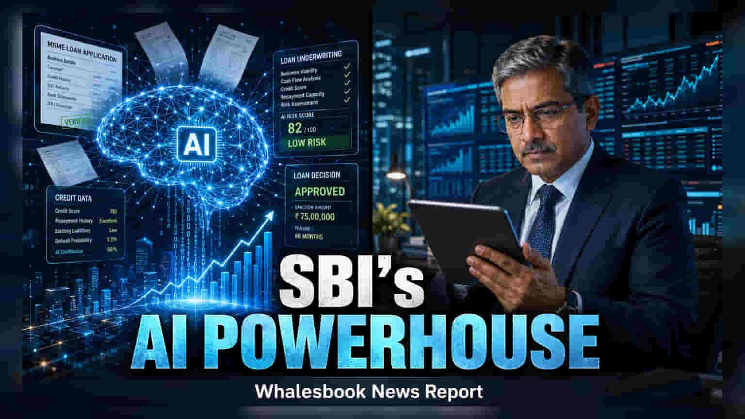 SBI ની મોટી સિદ્ધિ! AI ની મદદથી FY26માં ₹1 લાખ કરોડના MSME લોનનું કરાયું અંડરરાઇટિંગ