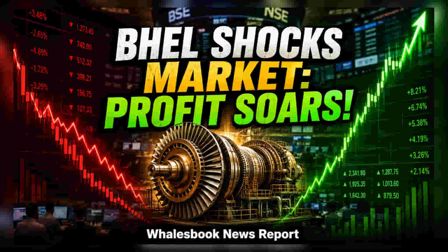 BHEL Shares Close Lower Despite 40% Revenue Growth