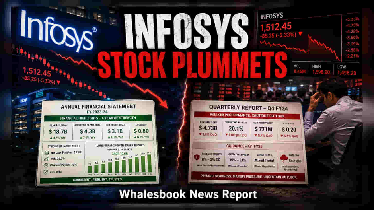 Infosys Shares Edge Lower As IT Major Trims FY27 Outlook