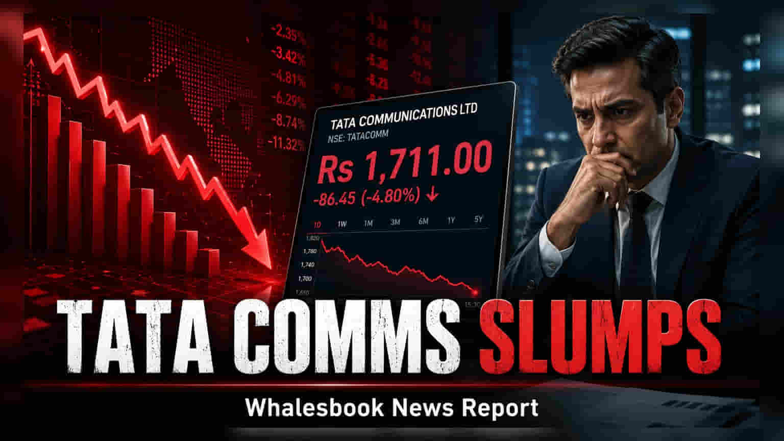 Tata Communications Falls 2% Following Tata Sons Leadership News