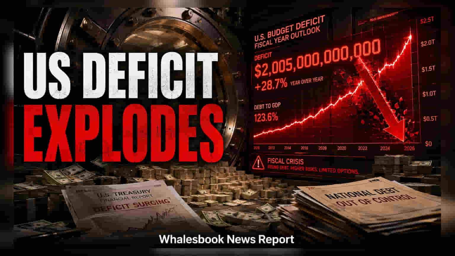 US July Budget Deficit Hits Record $432 Billion
