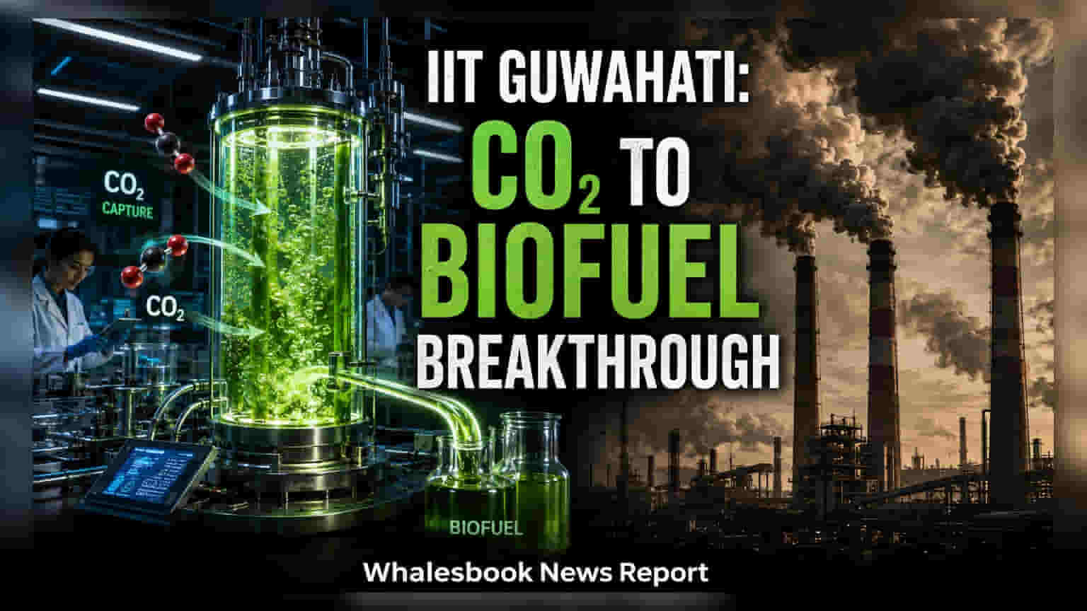 IIT Guwahati Develops New Process for Carbon Capture and Biofuel