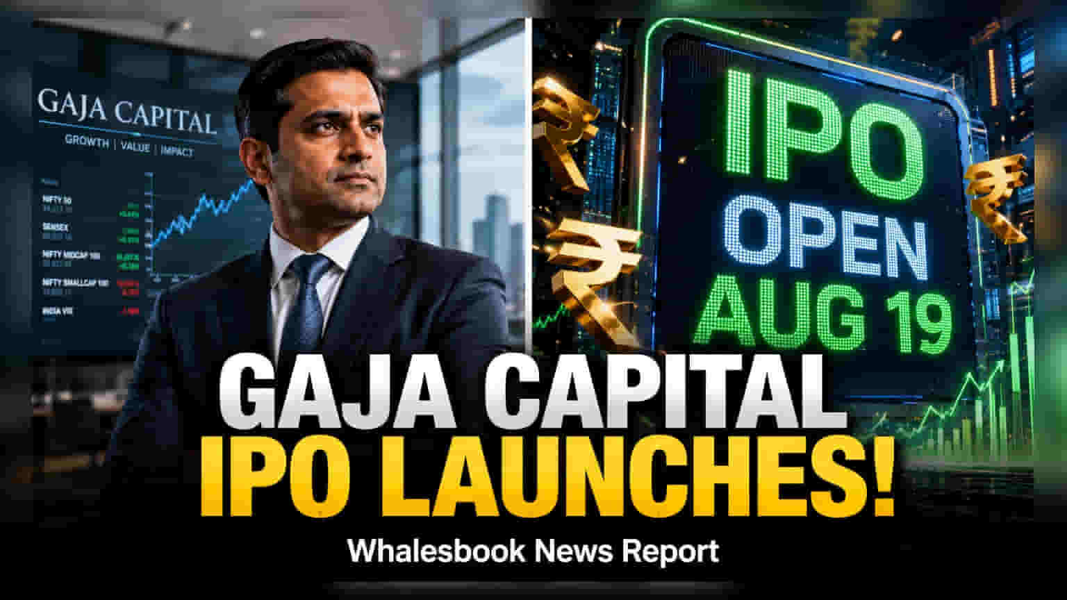 Gaja Capital IPO: ₹550 करोड़ का महा-ऑफर 19 अगस्त से खुला, ₹152-₹160 तय हुआ प्राइस बैंड