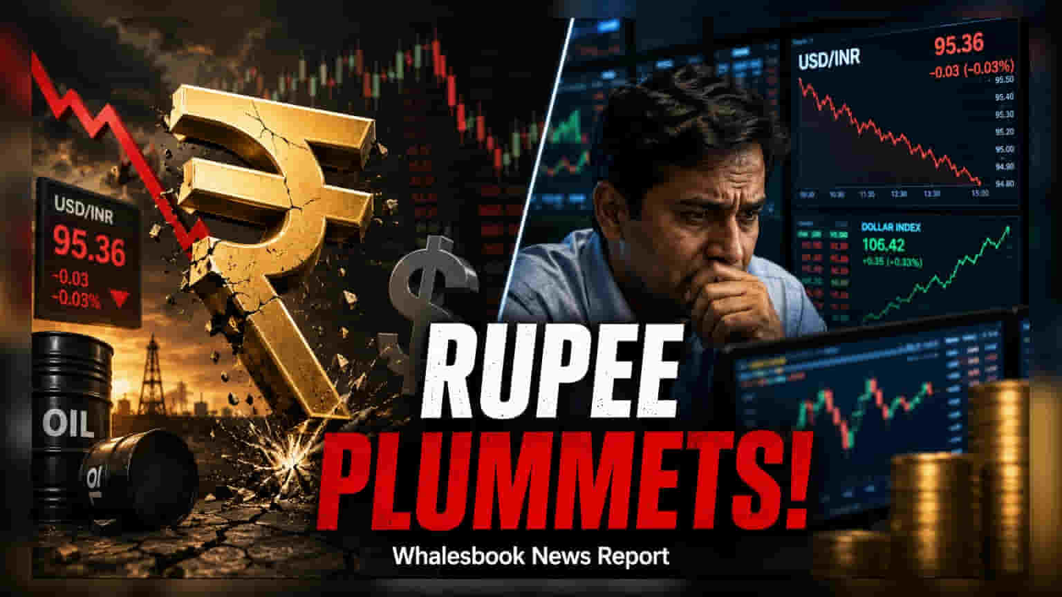 Indian Rupee: डॉलर के मुकाबले रुपया गिरा, कच्चे तेल की कीमतों का दबाव