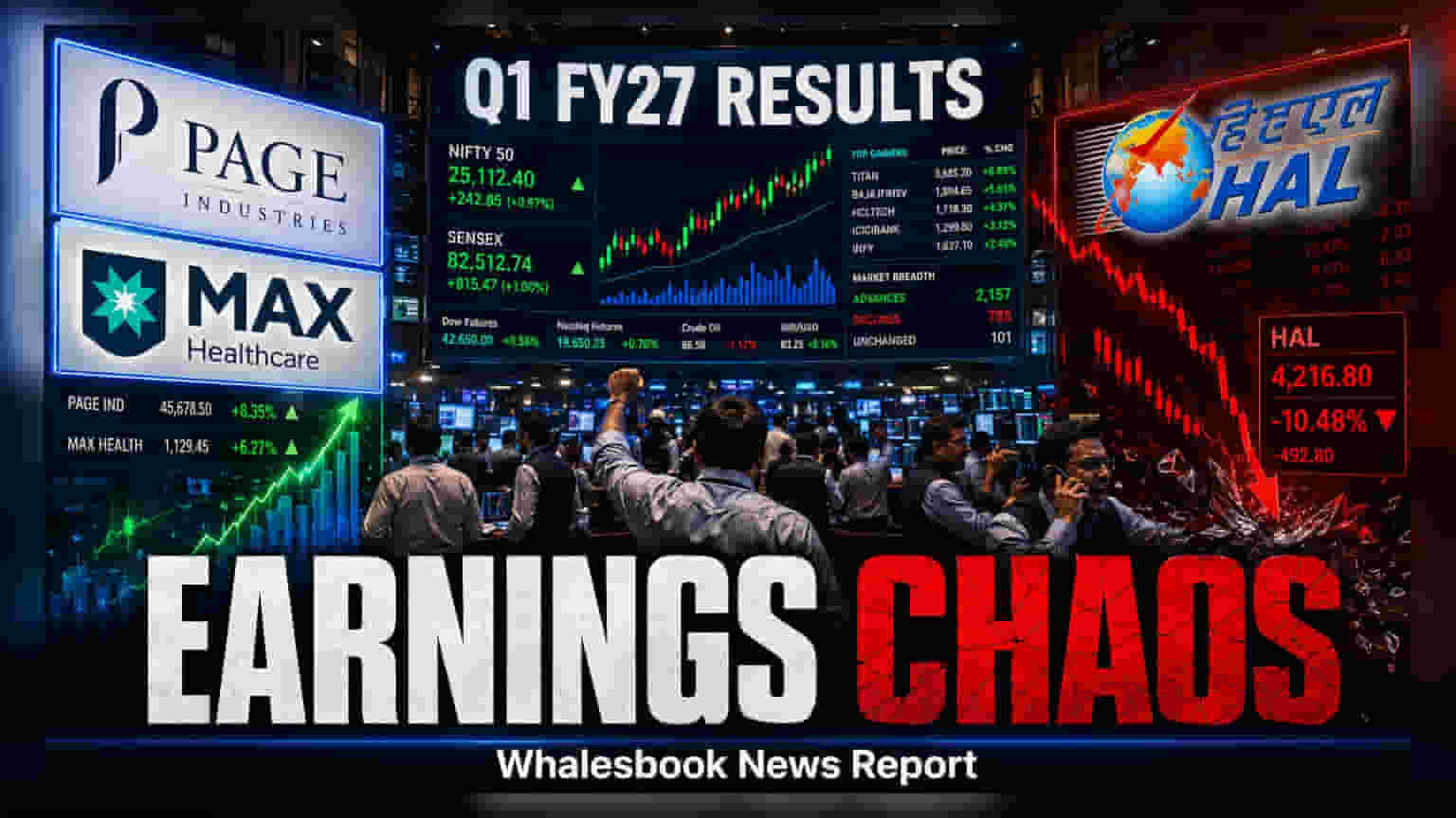 Indian Markets: 570+ कंपनियों के Q1 FY27 नतीजे आज, निवेशकों की बढ़ी धड़कनें