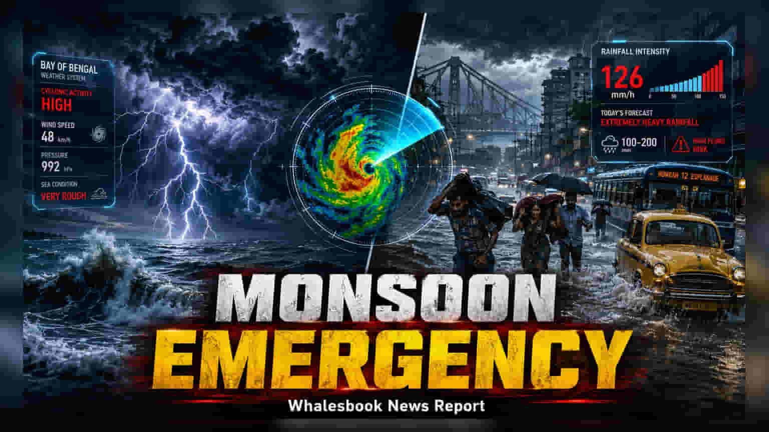 IMD Issues Heavy Rain Alert for Eastern India as Depression Forms