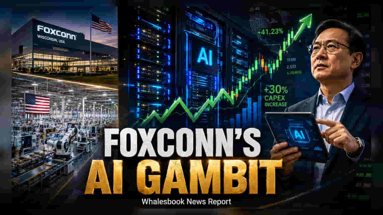 Hon Hai (Foxconn): AI రంగంలో దూకుడు! 2026లో పెట్టుబడులను **30%** పెంచుతున్నాం!