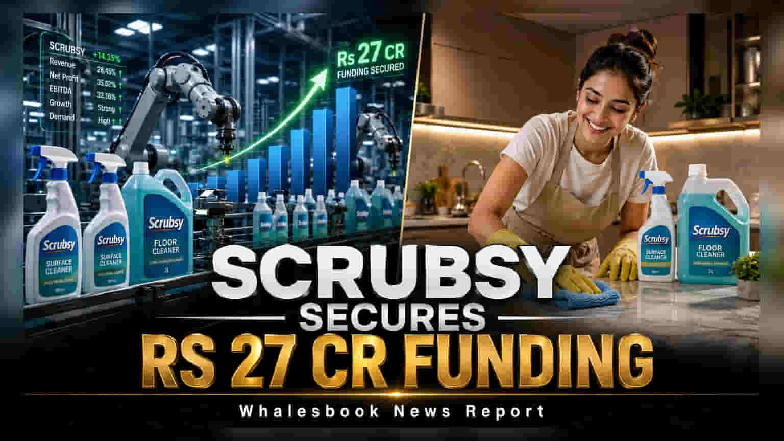 Scrubsy ફંડિંગ: V3 Ventures પાસેથી મળ્યા ₹27 કરોડ, ઉત્પાદન ક્ષમતા વધારશે