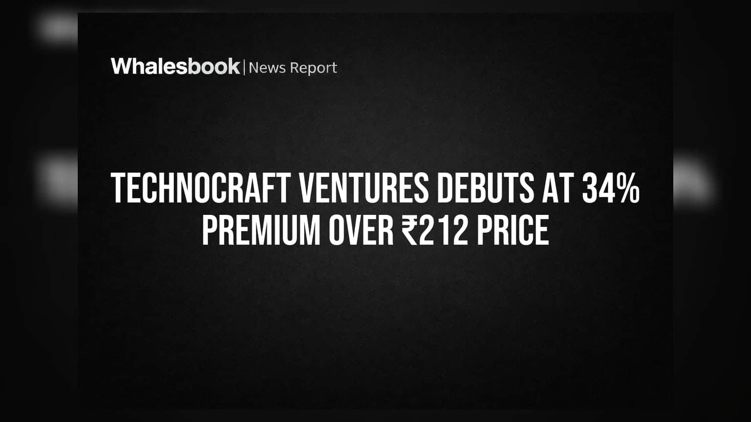 Technocraft Ventures Listing: IPO किंमतीपेक्षा **34%** जास्त! गुंतवणूकदारांची दिवाळी