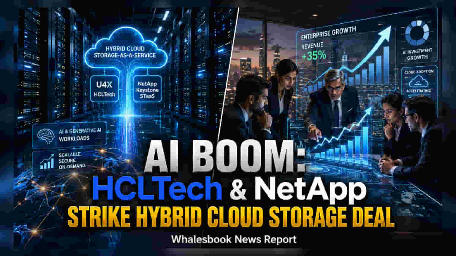HCLTech और NetApp की नई डील: AI के लिए हाइब्रिड क्लाउड स्टोरेज सर्विस लॉन्च