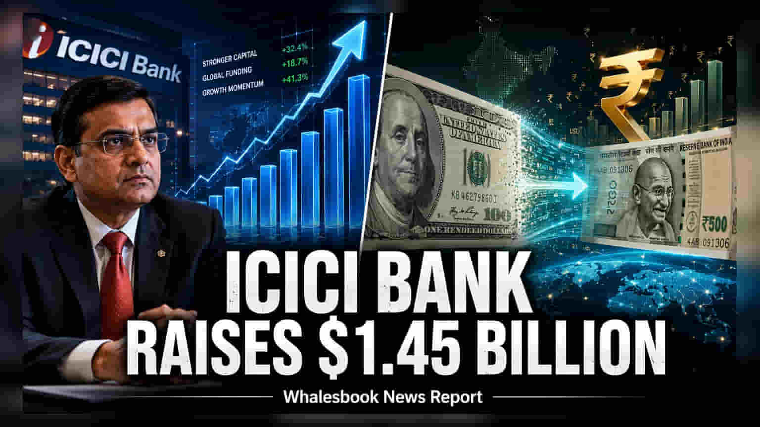 ICICI Bank का बड़ा दांव: **$1.45 अरब** का फॉरेन लोन, RBI की स्वैप विंडो का उठाया फायदा