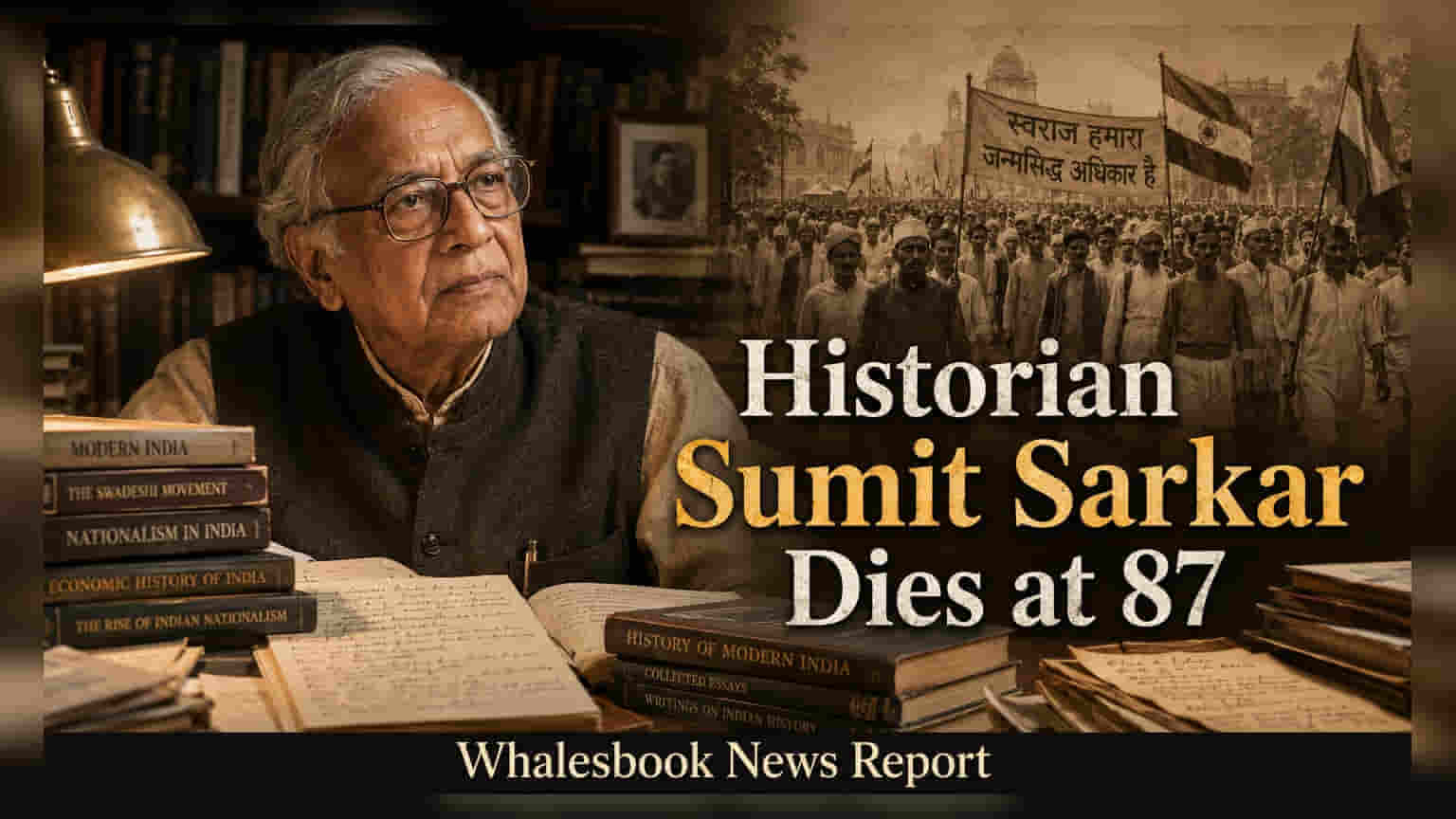 मशहूर इतिहासकार सुमित सरकार का 87 की उम्र में निधन