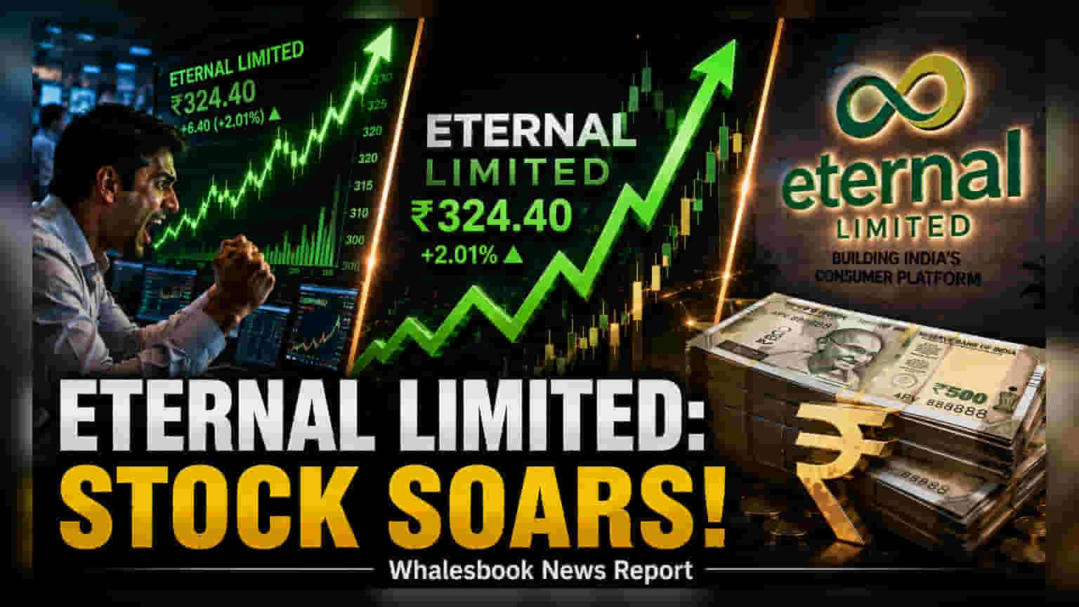 Eternal Limited Shares Rise 2% As Revenue Jumps 182% In June Quarter