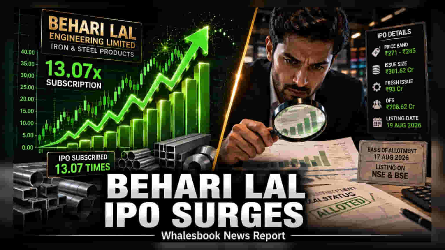Behari Lal Engineering IPO Closes With 13.07x Subscription