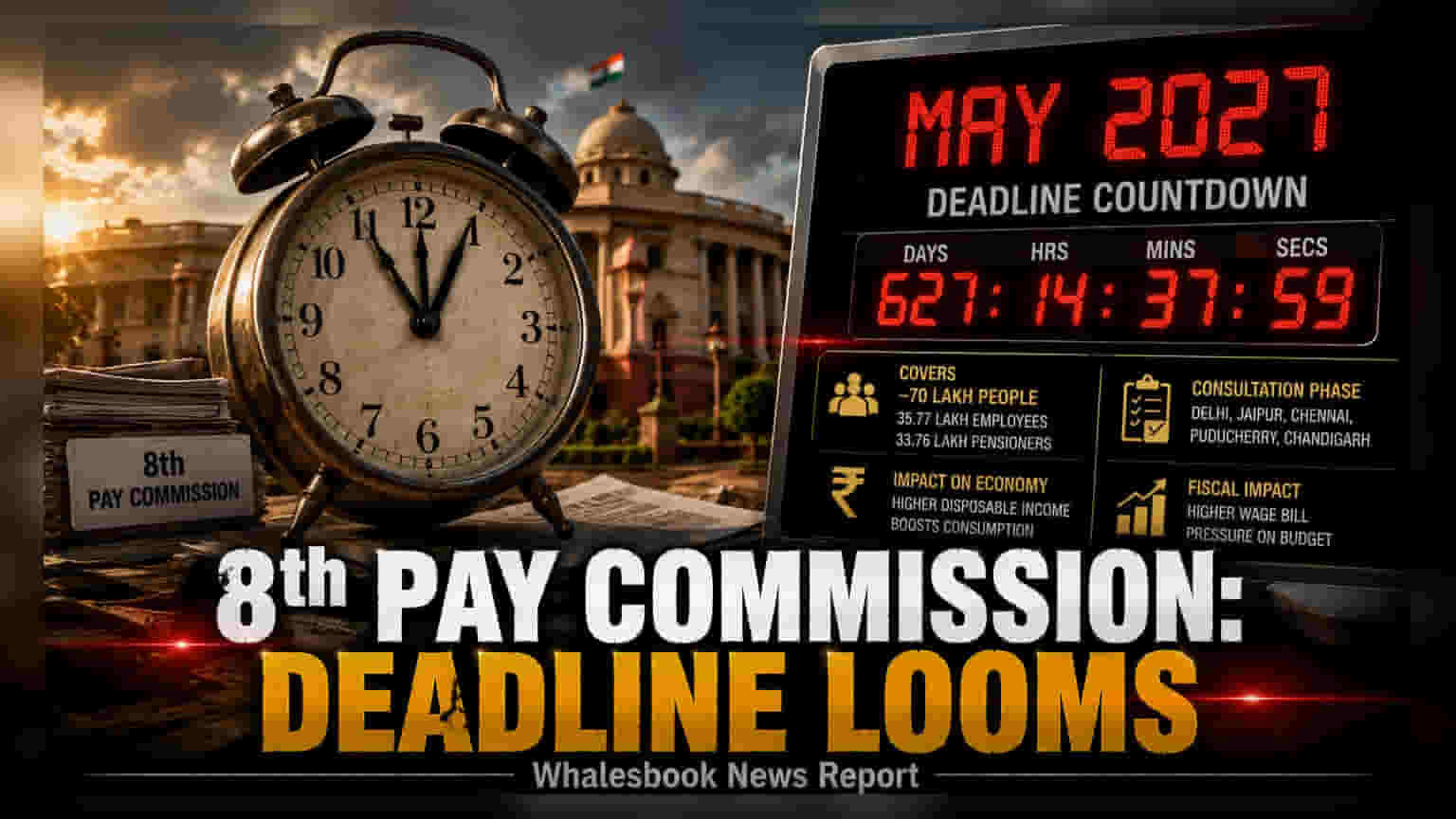 8th Pay Commission Confirms May 2027 Report Deadline