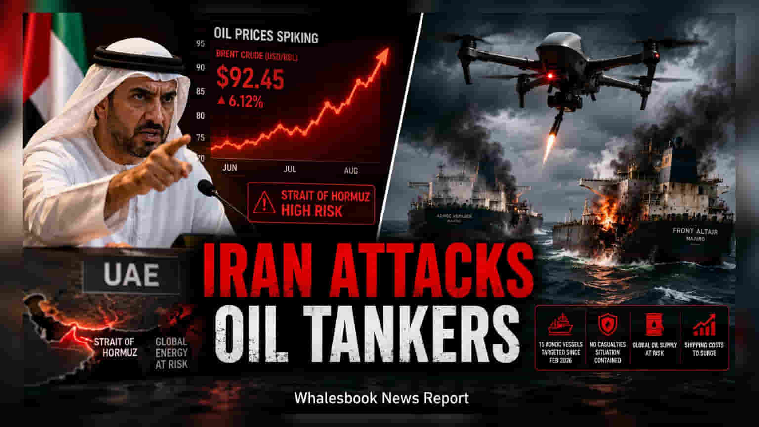 UAE Accuses Iran of Piracy After ADNOC Tanker Drone Strikes