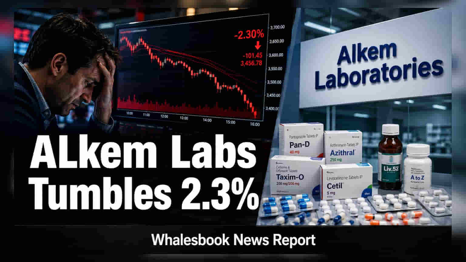 Alkem Laboratories: ਪ੍ਰੋਫਿਟ ਡਿੱਗਿਆ 21.7%, ਸ਼ੇਅਰ **3.7%** ਹੇਠਾਂ