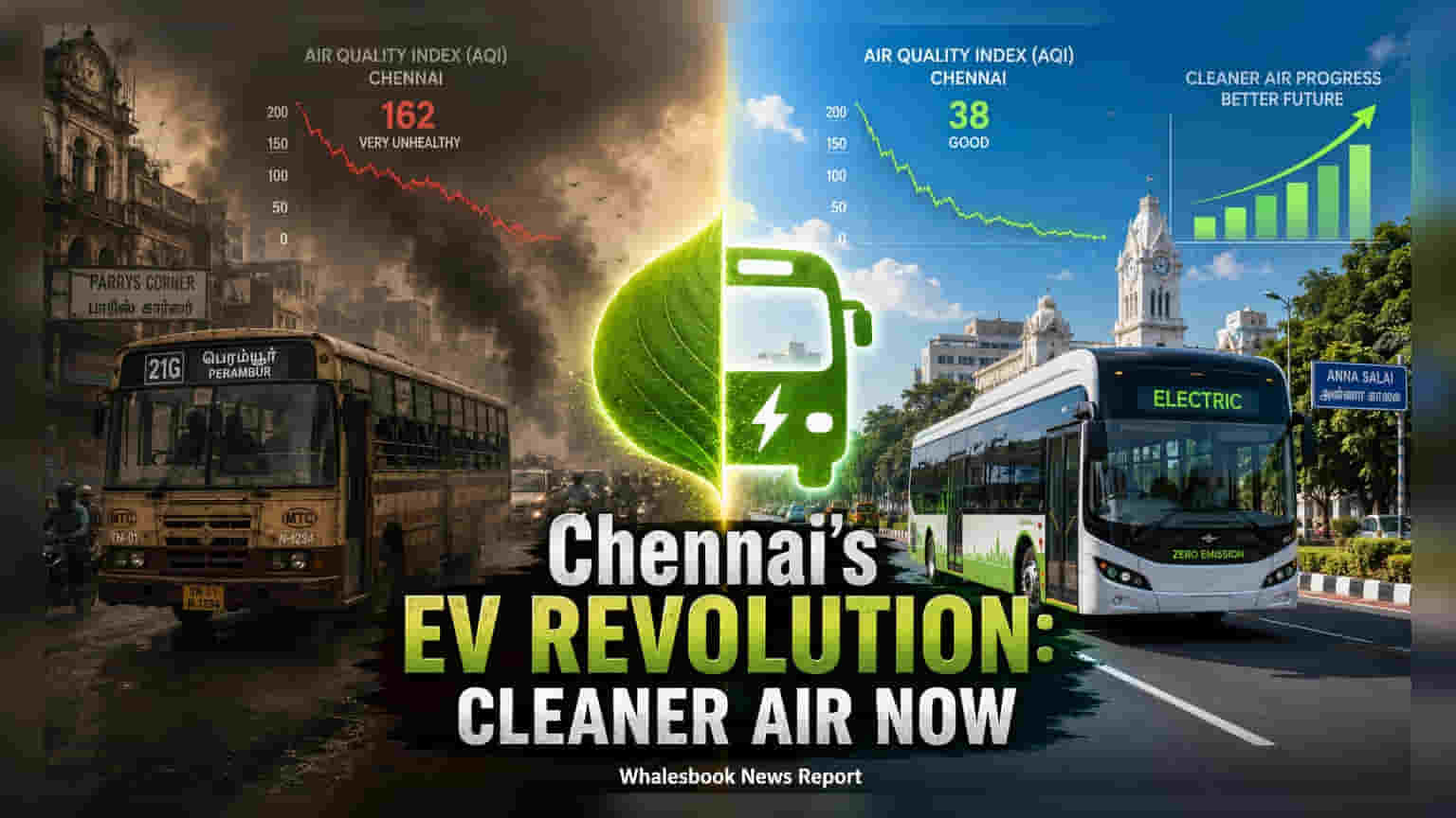 Tamil Nadu To Boost EV Bus Fleet As Pollution Dips 22%