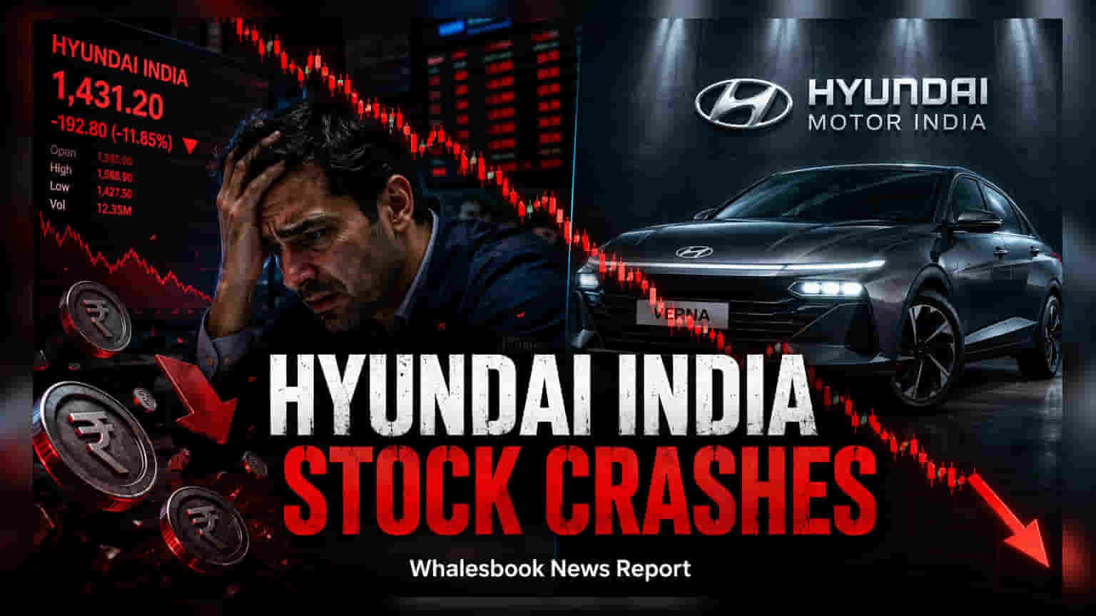 Hyundai Motor India Share Price: નફામાં ઘટાડો, શેર **2%** ગબડ્યો