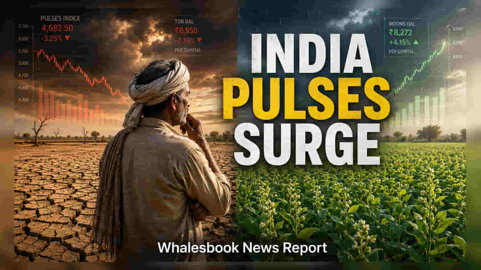 India Pulse Sowing Reaches 103.78 Lakh Hectares, 1.8% Below Last Year
