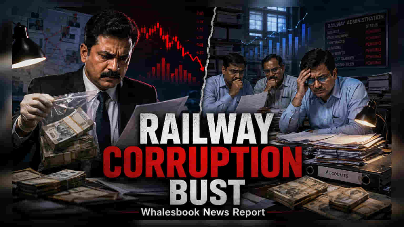 North Western Railway: लाचलुचपतखोरीत ५ अधिकारी CBI च्या जाळ्यात! रेल्वे बिलांच्या प्रकरणातून मोठा खुलासा