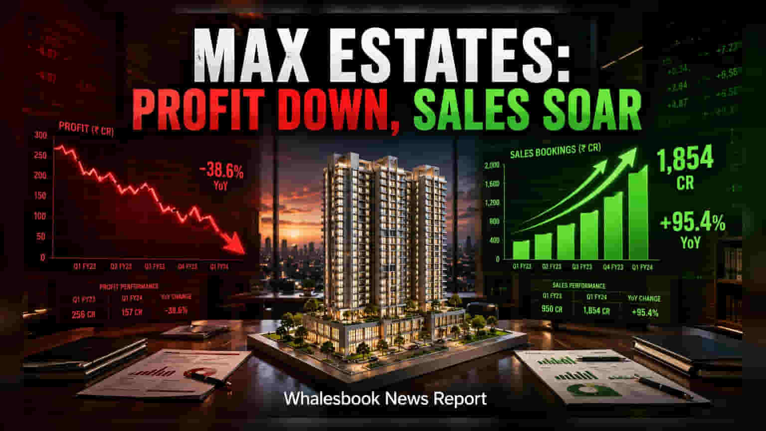 Max Estates Share Price: प्रॉफिट घटला, पण प्री-सेल्समध्ये ५ पट वाढ! काय आहे कंपनीची स्ट्रॅटेजी?