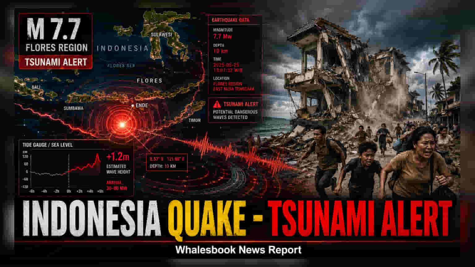Indonesia Earthquake: 7.7 Magnitude Quake Hits Flores, Tsunami Warning Lifted