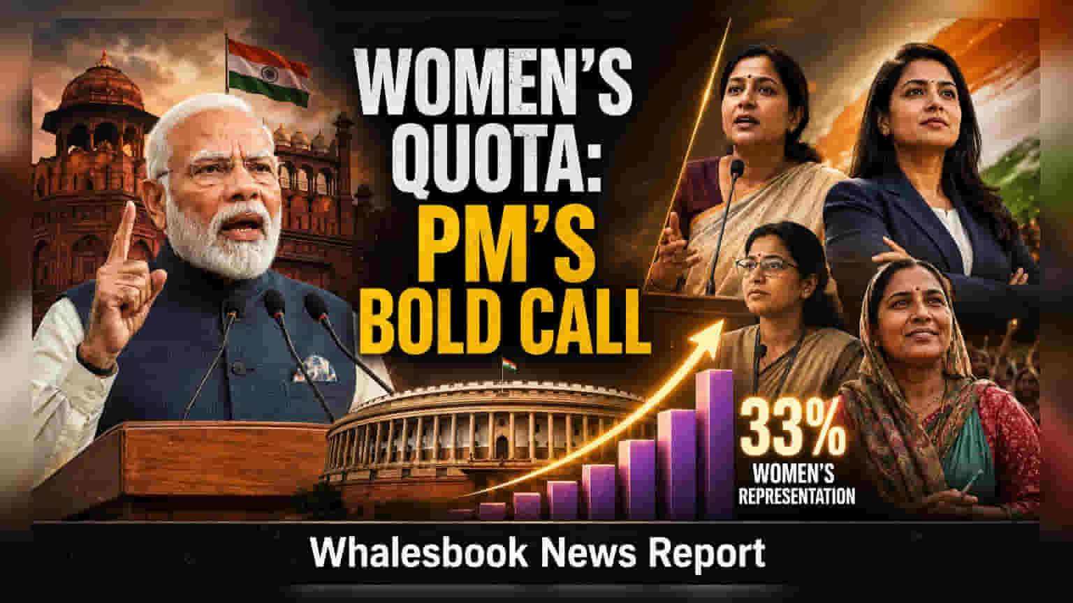 80वें स्वतंत्रता दिवस पर PM मोदी की अपील: महिला आरक्षण बिल पर विपक्ष एकजुट हो