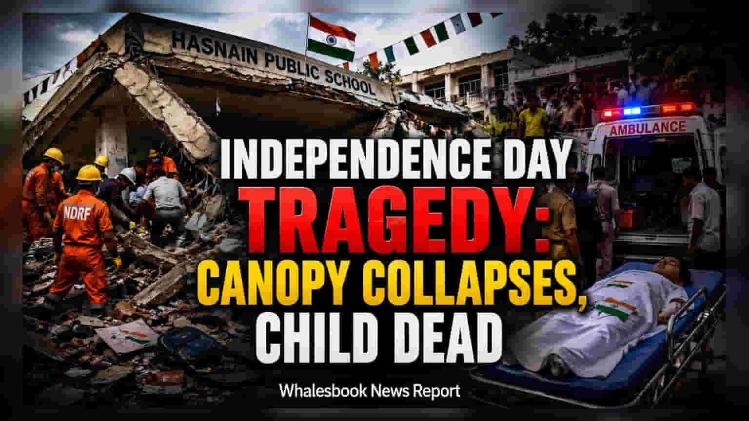 UP School Canopy Collapse Kills Child on Independence Day