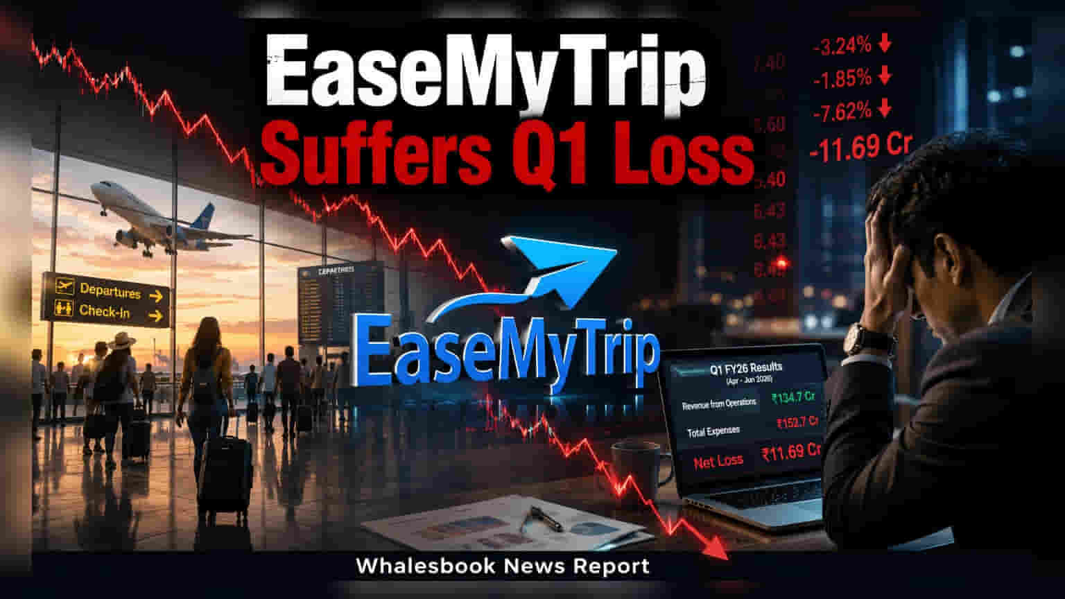 EaseMyTrip Share Price: ખર્ચમાં તોતિંગ વધારાને કારણે Q1માં કંપનીને ₹11.69 કરોડનું નુકસાન