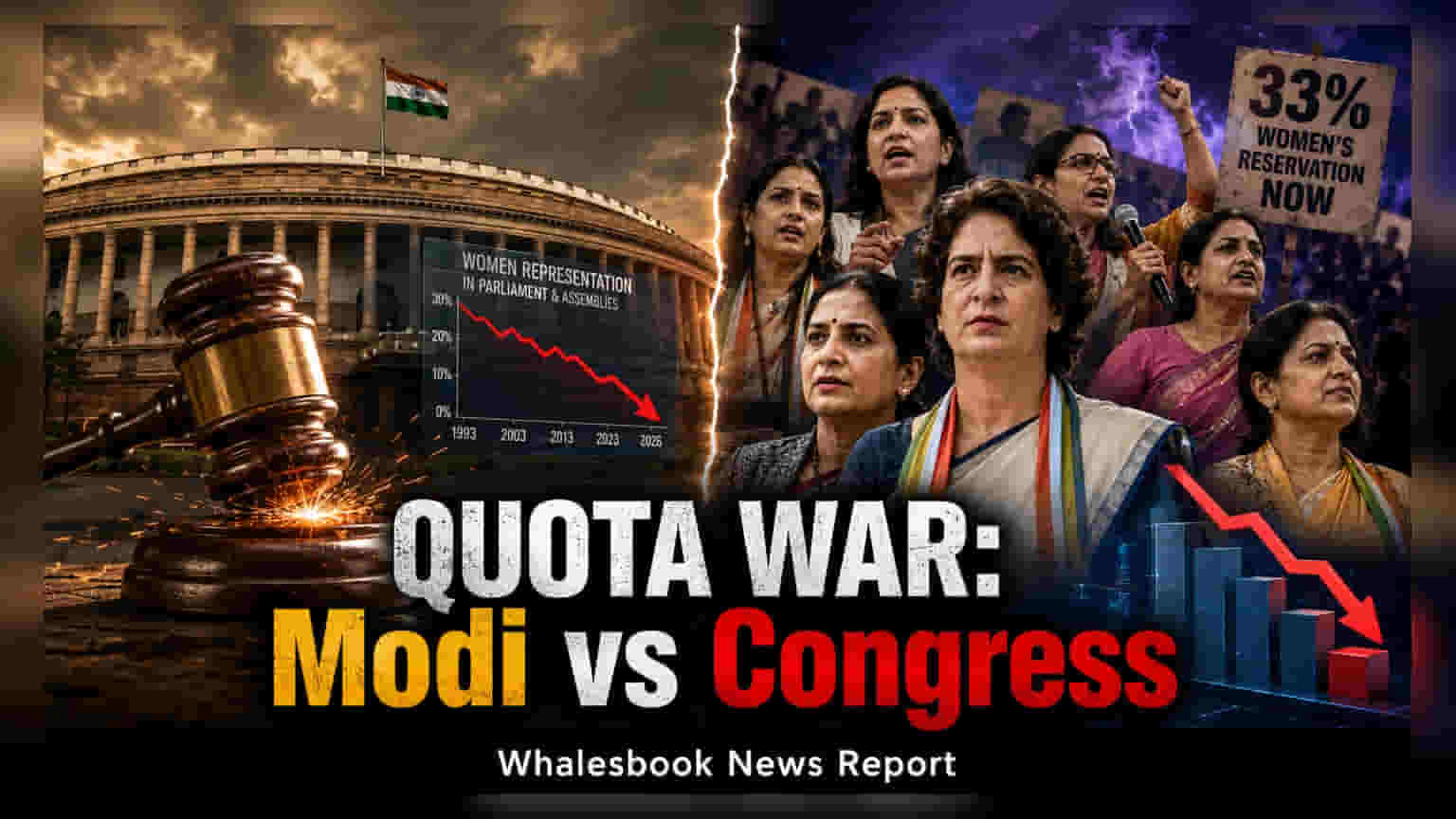 PM મોદીની મહિલા અનામત અપીલ પર કોંગ્રેસનો આરોપ: "છેતરપિંડી"